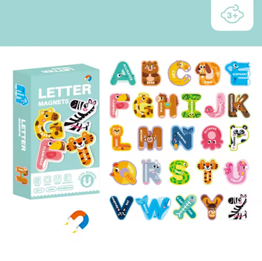 Montessori Jigsaw Magnetic Alphabet Puzzle Pieces